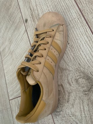 Zapatillas Adidas Superstar 82 Beige/Oro