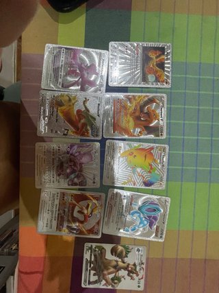 9 Cartas Pokémon Plateadas