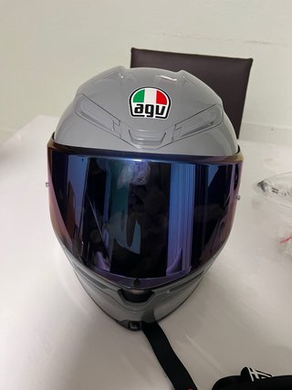 Casco AGV K6 Gris Nardo Talla M/L visiara gratis