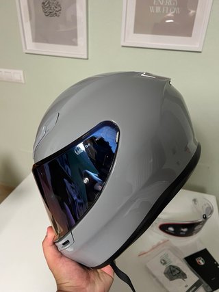 Casco AGV K6 Gris Nardo Talla M/L visiara gratis