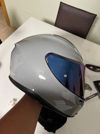 Casco AGV K6 Gris Nardo Talla M/L visiara gratis