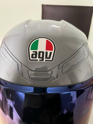 Casco AGV K6 Gris Nardo Talla M/L visiara gratis