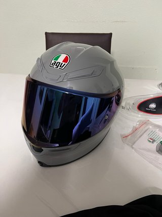 Casco AGV K6 Gris Nardo Talla M/L visiara gratis