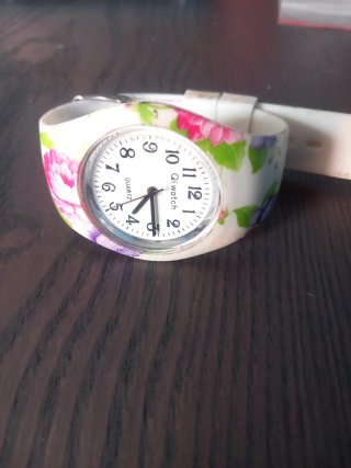 Orologio Donna in Silicone "Q Watch" – Motivo Flor