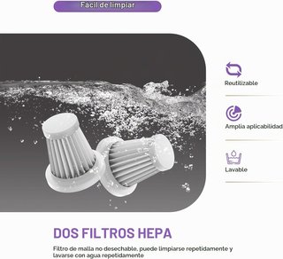 Aspirador de mano Kitbezn 27KPa 135W 4 en 1