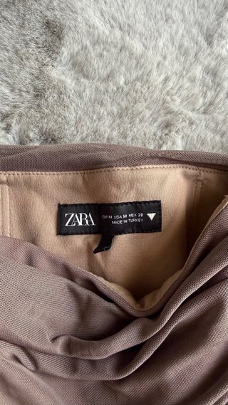 Zara Top Drapeado | Castanho | Tamanho M