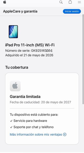 iPad Pro M5 (7 Ciclos) + Ticket
