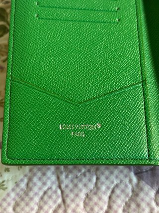 Funda Pasaporte Louis Vuitton Verde Golf