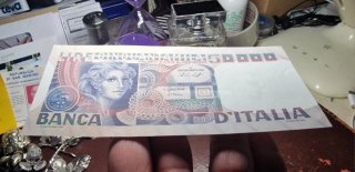 Banconota 50.000 Lire Volto di Donna Originale
