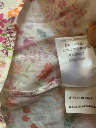 Camicia Zanetti 1965 donna fantasia floreale