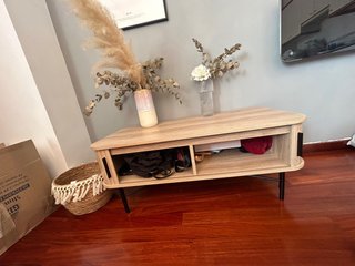 Mueble TV madera y metal