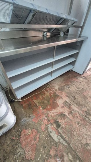 Estantería de acero inoxidable