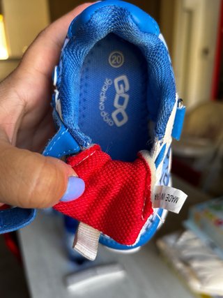 Scarpe ginnastica bimbo blu/bianco