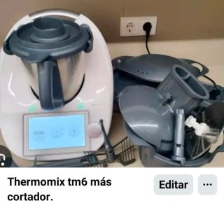 Thermomix TM6 con cortador,bolsa  y garantía