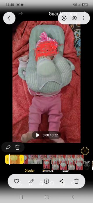 Sujetavibrones para bebé