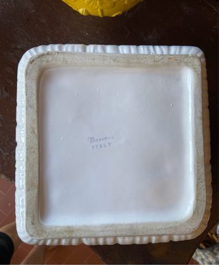 Portavaso cachepot ceramica Bassano Italy vintage