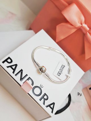 Pulsera Pandora Plata línea 17 centímetros ale
