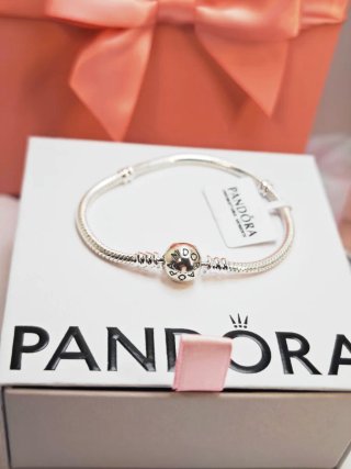 Pulsera Pandora Plata línea 17 centímetros ale