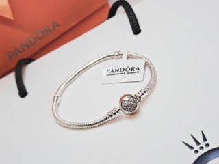 Pulsera Pandora Plata línea 17 centímetros ale