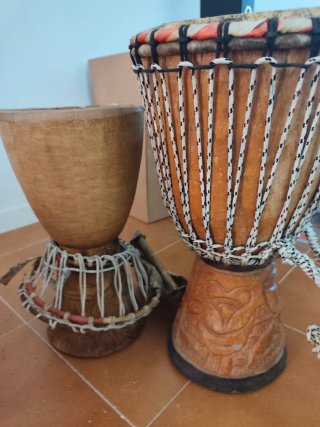 Yembé Africano de Madera
