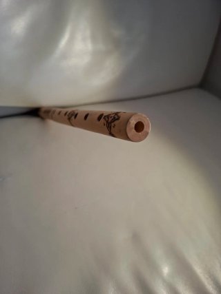 Flauta de bambú artesanal