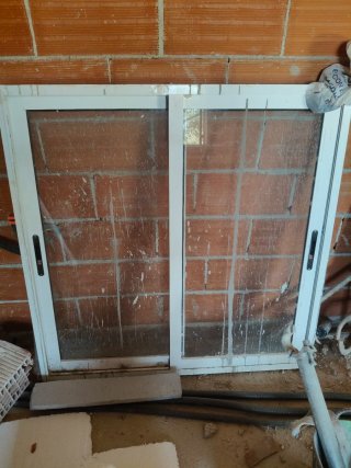 Ventanas aluminio blancas 120x120 cm