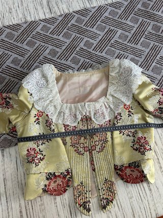 Traje de Fallera Amarillo y Plata