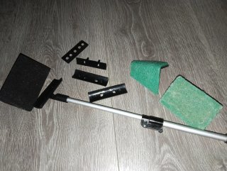 Pulitore estensibile per acquario con accessori