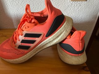 Zapatillas Adidas Pureboost 22 Naranja y Negro