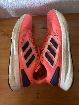 Zapatillas Adidas Pureboost 22 Naranja y Negro