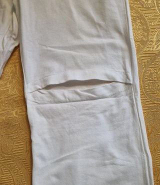 Pantaloni donna bianchi leggeri