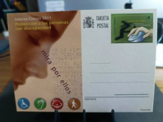 4 Francobolli Postali Spagna 2011 Tariffe B e A