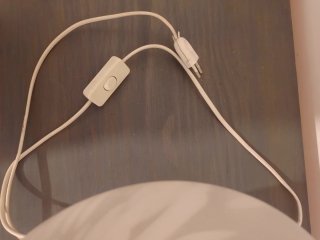 lampada da tavolo vintage a forma di fungo