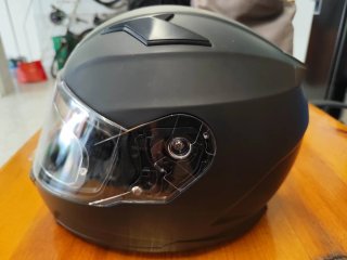 Casco Moto Integral Negro UNIK