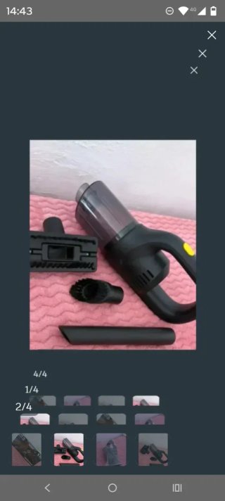 Aspiradora de mano sin estrenar