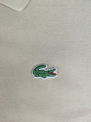 Polo Lacoste Beige Talla M
