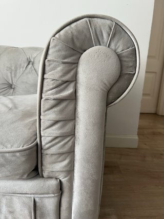 Divano Chesterfield grigio Maisons du Monde