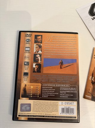 DVD El paciente inglés