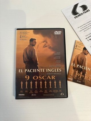 DVD El paciente inglés