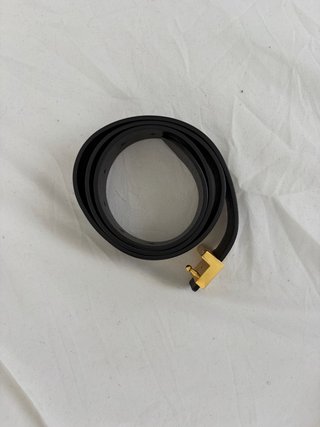 Cinturón Zadig & Voltaire Negro Hebilla Dorada
