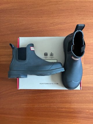 Botas de agua Hunter gris antracita