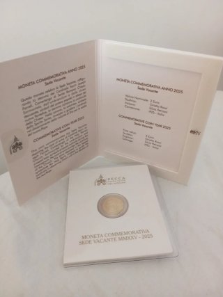 2€ Vaticano 2025 Sede Vacante Conmemorativa