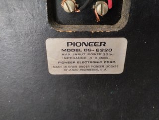 Lote audio vintage amplificador Vieta Pioneer Dual
