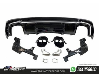 DIFUSOR TRASERO PARA AUDI A4 B9 BERLINA / AVANT 2019-2024