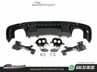 DIFUSOR TRASERO PARA AUDI A4 B9 BERLINA / AVANT 2019-2024