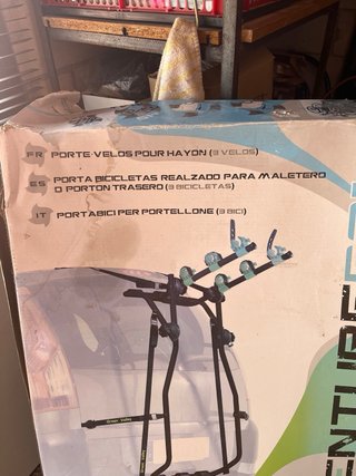 Porta bicicletas 3 bicis casi nuevo