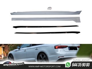 TALONERAS LATERALES AUDI A5 F5 SPORTBACK 2016-2019 LOOK RS5 QUATTRO