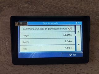 GPS Camión 7 Navegador Pantalla Táctil