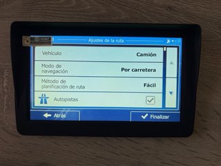 GPS Camión 7 Navegador Pantalla Táctil