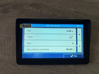 GPS Camión 7 Navegador Pantalla Táctil